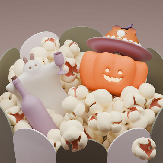 Hiding in Popcorn